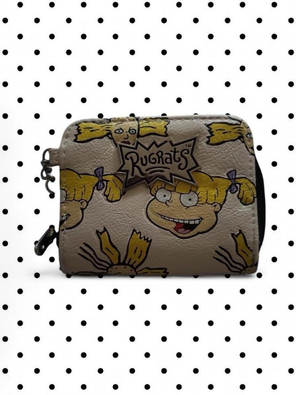 Rugrats Tommy Pickles Zip Wallet in White and Yellow